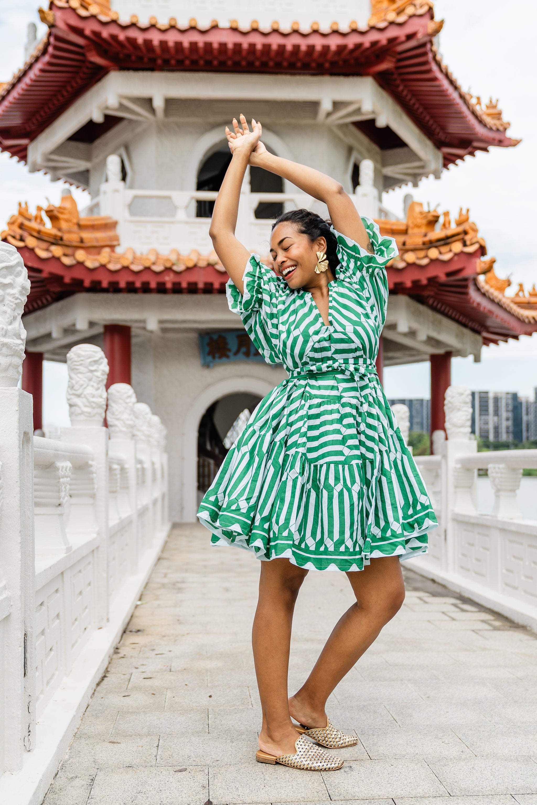 imperial green dress Imperial Knot-Detail Maxi Dress In Green - 25% Off